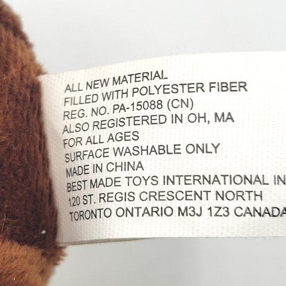 Midwood Brands Big Eyed Brown Monkey Plush Softie Toy Animal Collectible - Picture 7 of 9